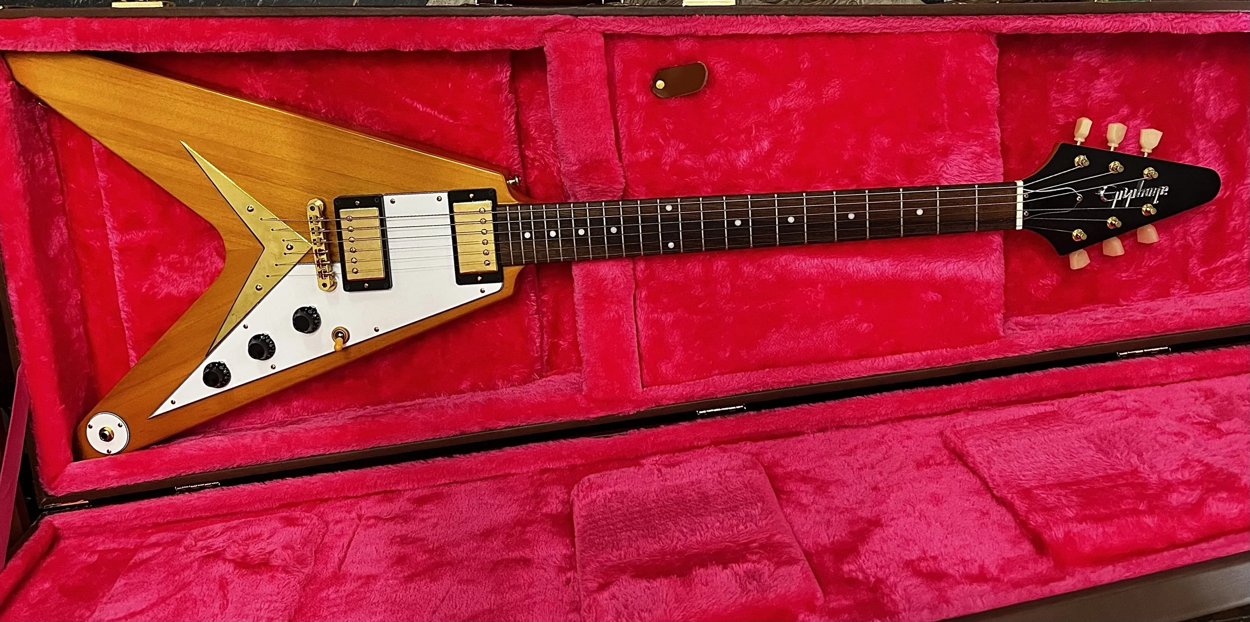 Epiphone inspired by Gibson '58 Flying V - Korina - (Used
